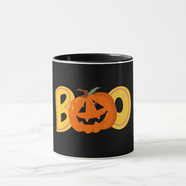 Caneca Ei, Boo Bonitinho, Típica de Abóbora (Centro)