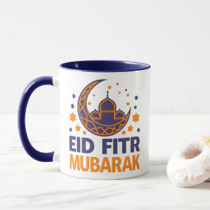 Caneca Eid Fitr Mubarak Happy Eid Al-Fitr Muslim Men
