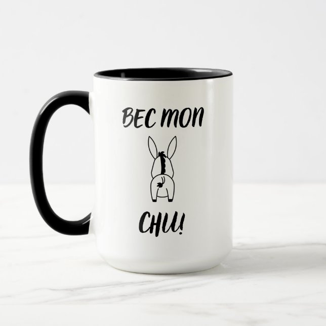 Caneca ejido Mon Chu! Cajun Humor (Esquerda)