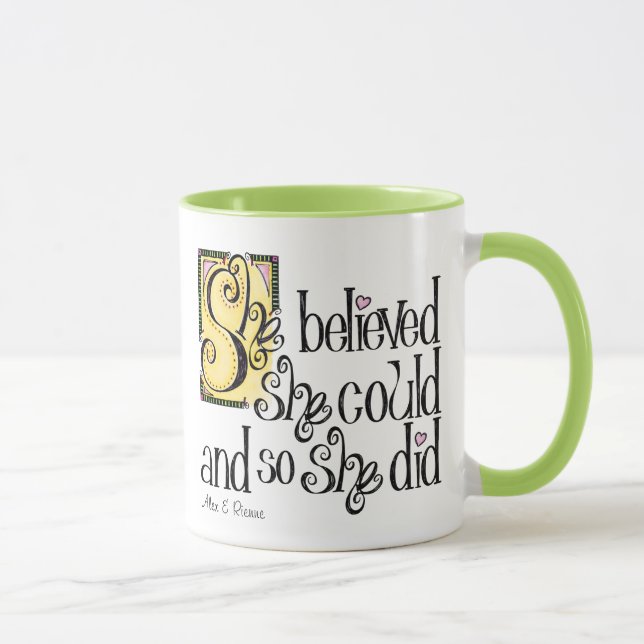 Caneca Ela Acreditava Que Podia Mug (Direita)