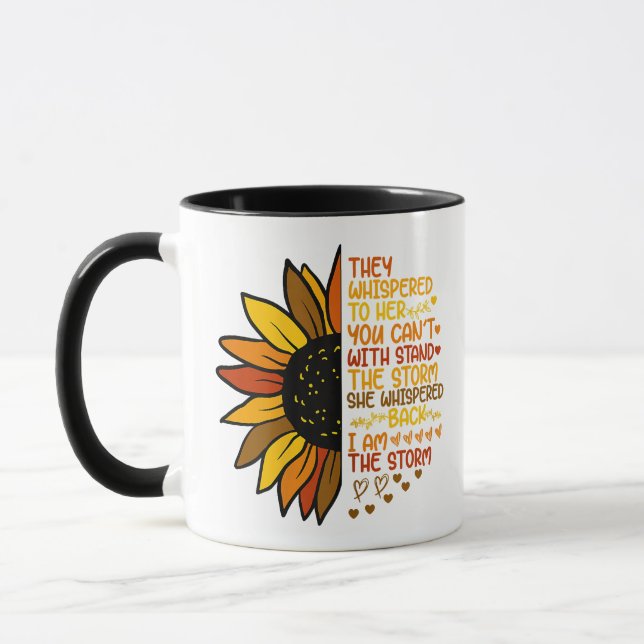 Caneca Ela Gritou De Volta Eu Sou A Tempestade Engraçada  (Esquerda)