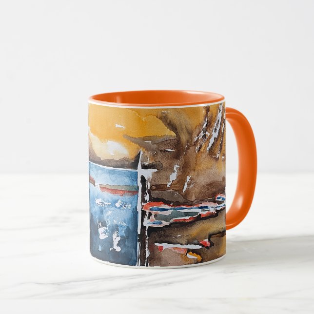 Caneca Elb-Licht Kaffeebecher (Frente Esquerda)