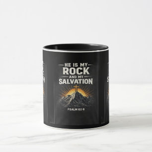 Caneca Ele é minha rocha