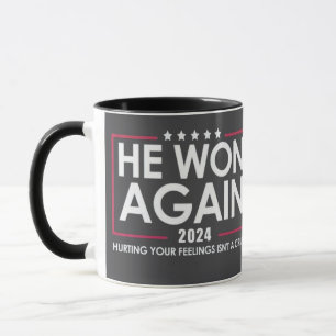 Caneca Ele Ganhou Novamente A Inaguração Trump 2024 2025
