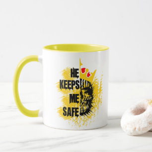 Caneca Ele Me Mantém Seguro Aniversário CASAL