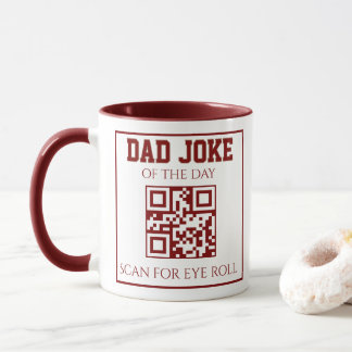Caneca Ele QR Piada do Papai Tendências Vermelhas 2026 To