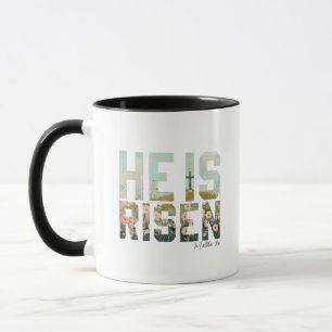 Caneca Ele Ressuscitou Boho Páscoa Cristão Jesus