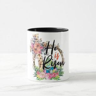 Caneca Ele ressuscitou páscoa cristã