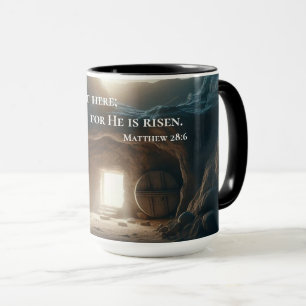 Caneca Ele Ressuscitou – Tumba Vazia Inspiradora
