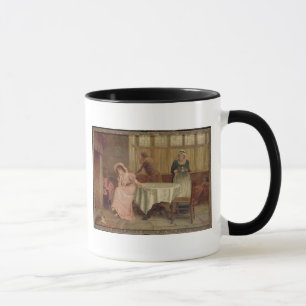 Caneca "Ele vêm?" (óleo em canvas)