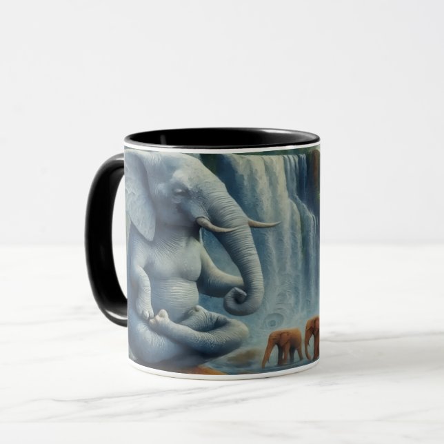Caneca Elefante Azul  (Frente Esquerda)
