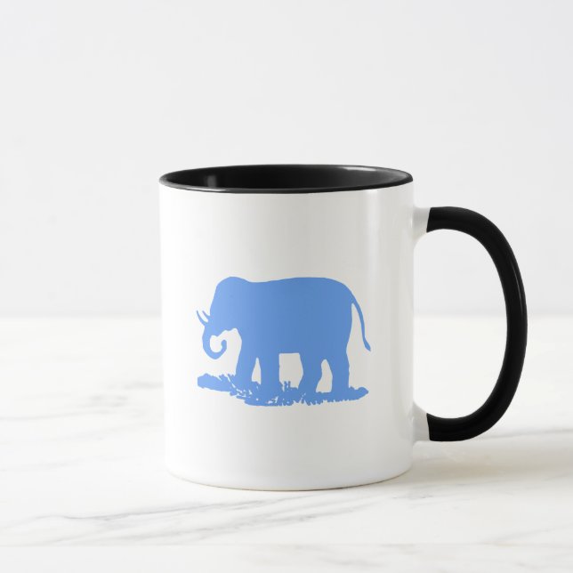 Caneca elefante azul (Direita)