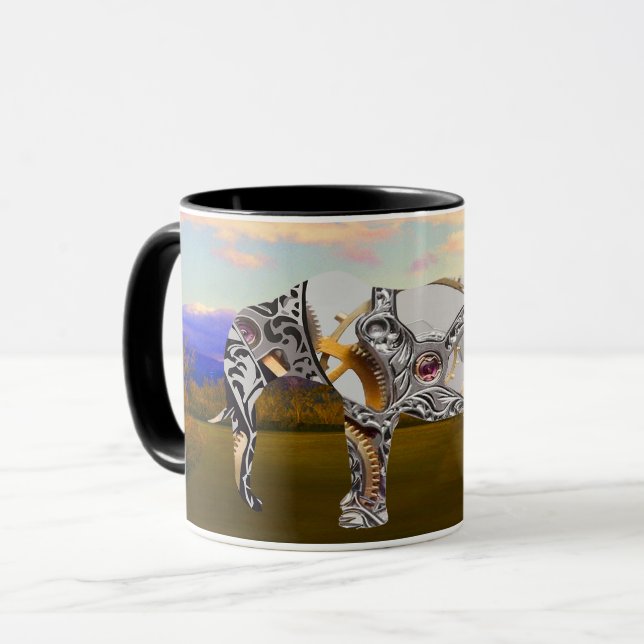 Caneca Elefante De Clocos (Frente Esquerda)