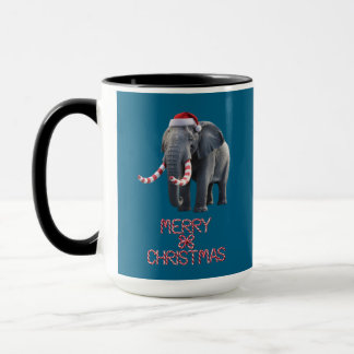 Caneca Elefante de Natal