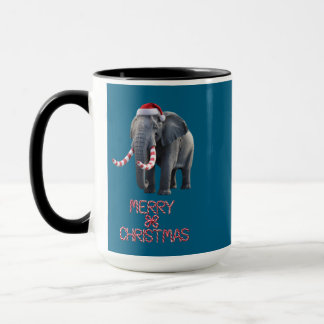 Caneca Elefante de Natal