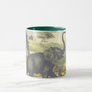Caneca Elefante do vintage
