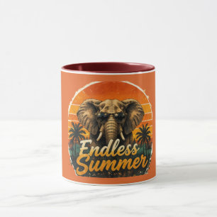 Caneca Elefante Endless Summer Vermelha