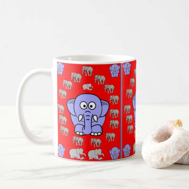 Caneca Elefante Infantil (Com Donut)