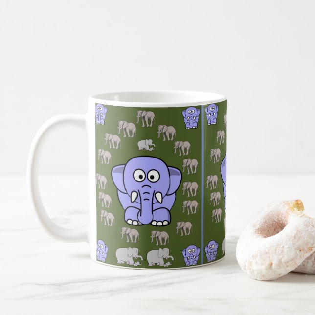 Caneca Elefante Infantil (Com Donut)