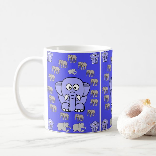 Caneca Elefante Infantil (Com Donut)