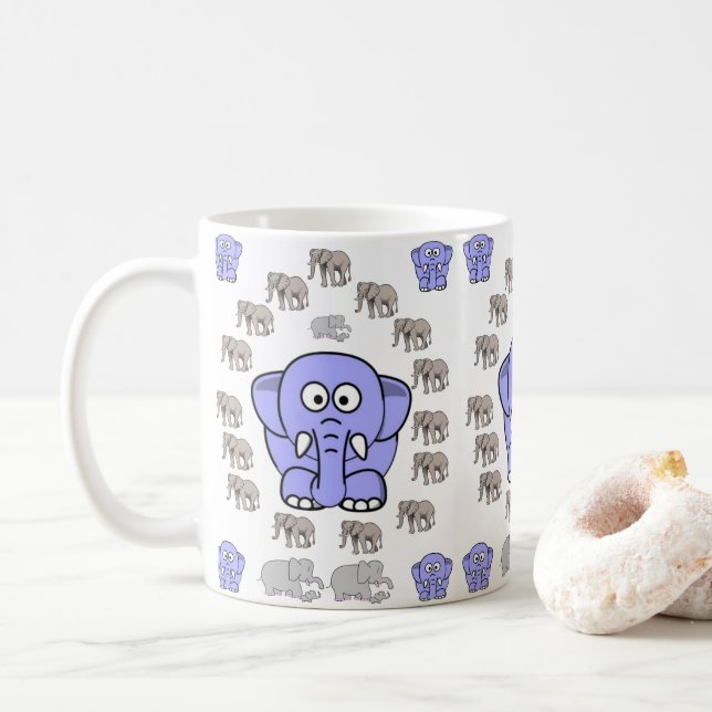 Caneca Elefante Infantil (Com Donut)