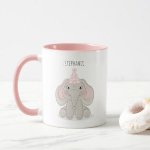 Caneca Elefante na Festa de aniversário do café