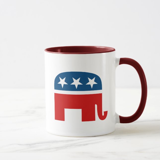Caneca Elefante republicano (Direita)