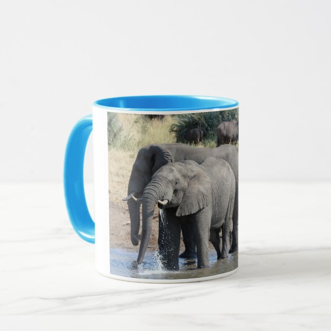 Caneca Elefantes (Frente Esquerda)