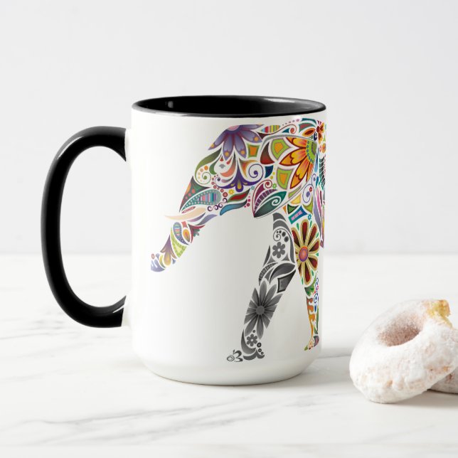 Caneca Elefantes Indianos Cafés (Com Donut)
