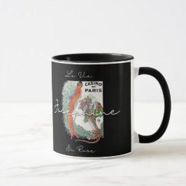 Caneca Elegância da Era do Jazz de Josephine – Paris dos 