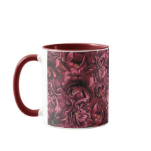 Elegância da Flor Burgundy