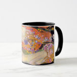 Caneca Elegância Eterna: Serpentes de Água de Gustav Klim<br><div class="desc">Comece seu dia com uma obra-prima na mão. A nossa caneca "Serpentes Água II" celebra o icônico trabalho de arte de Gustav Klimt, meticulosamente melhorado para uma experiência visual impressionante. Padrões ouros giratórios e ninfas de água graciosas fazem de cada gole uma indulgência, acrescentando arte, elegância e um toque da...</div>