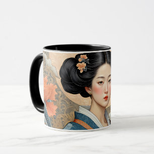 Caneca Elegância Oriental - A Princesa Lotus