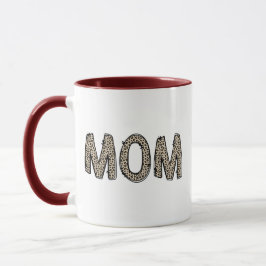 Caneca Elegant Black White Mom Mommy