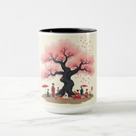 Caneca Elegant Hanami Cherry Blossom Mug