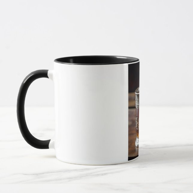 Caneca Elegant Mug with Stylish Logo | Custom Printed Mug (Esquerda)