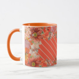 Caneca Elegant rustic floral