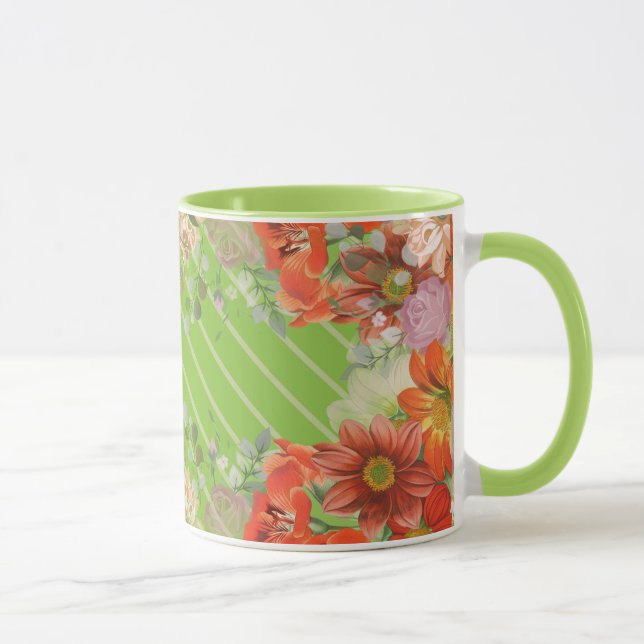 Caneca Elegant rustic floral kitchen (Direita)