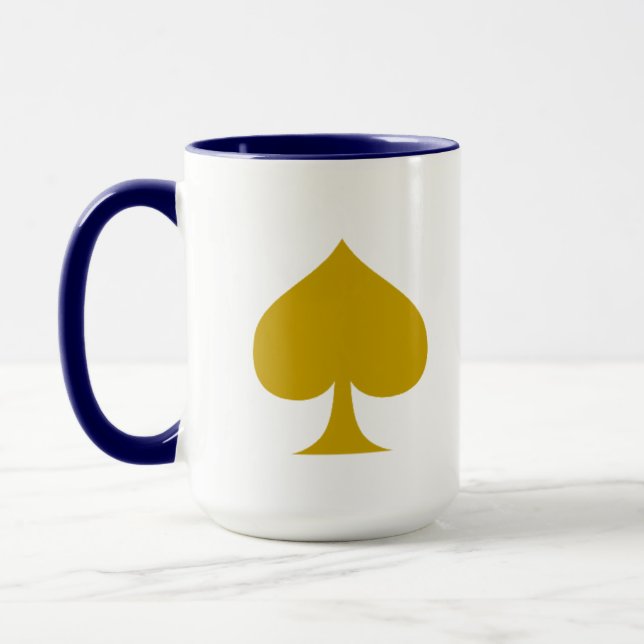 Caneca Elegant Spade Design (Esquerda)