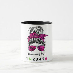 Caneca Elegante Até... Camiseta engraçada de motocicleta