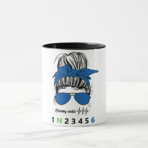 Caneca Elegante Até... Moto Engraçada