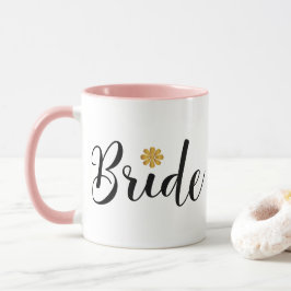 Caneca Elegante de Casamento de Chá de panela Bride