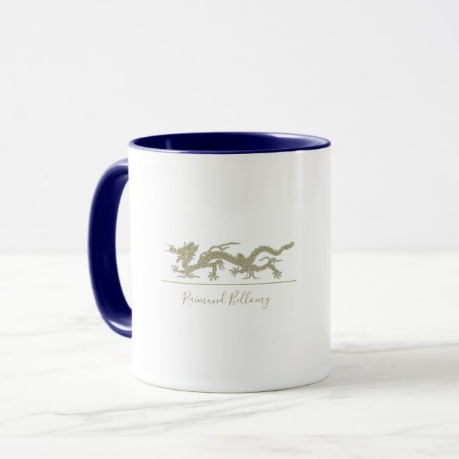 Caneca Elegante Dragon Mug (Frente Esquerda)
