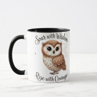 Caneca Elegante e Atrative Owl Design Mug