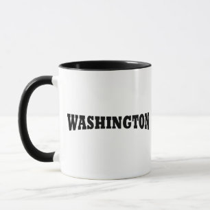 Caneca Elegante e Simples Roteiro Washington DC