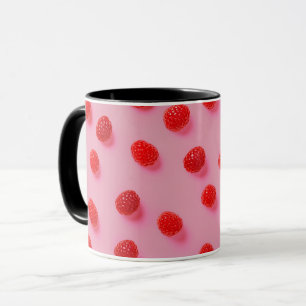 Caneca Elegante Na moda Moderno de Trendy Chic Raspberry