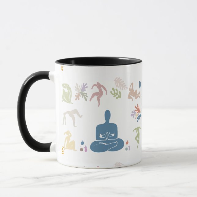 Caneca Elementos de Meditação de Arte Matisse (Esquerda)