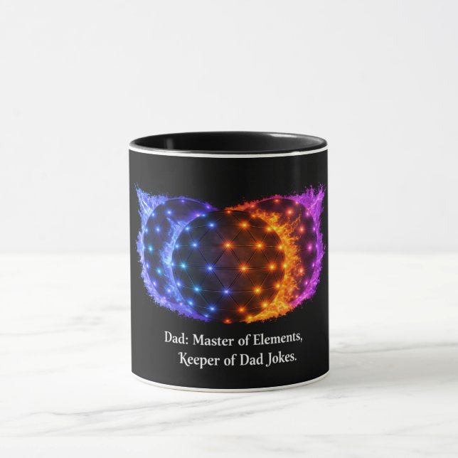 Caneca Elementos Divertidos do Papai – Mestre Guar (Centro)