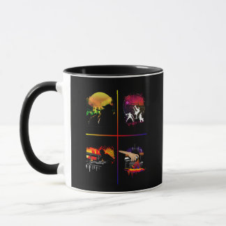 Caneca Elementos do Hip Hop Arte Colorida MC DJ Breakdanc