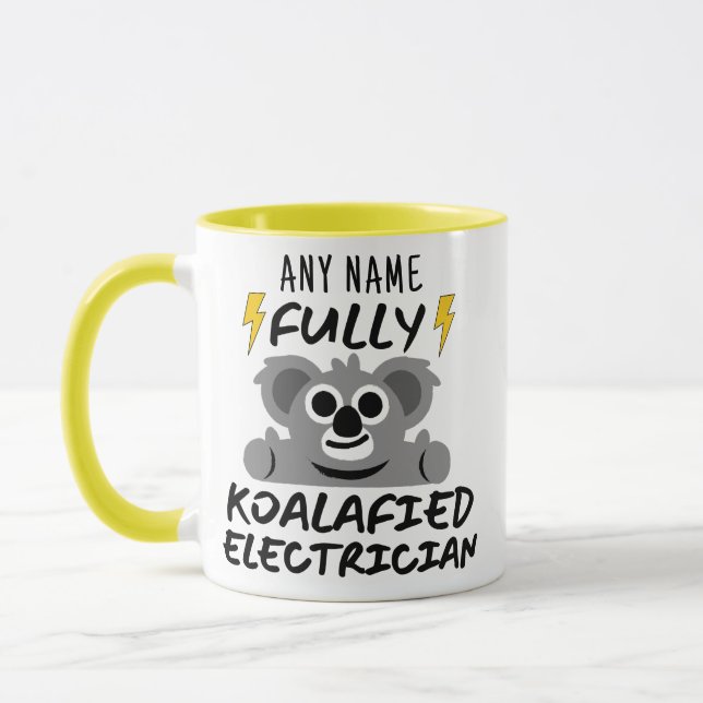 Caneca Elétrico koalaficado - Para um eletricista (Esquerda)